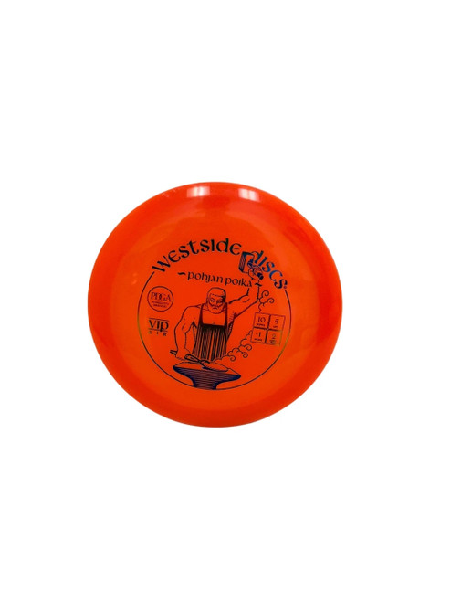 Vist Large View of Product Image Which is Used Westside Vip Air Hatchet 154g Disc Golf Driver Orange
