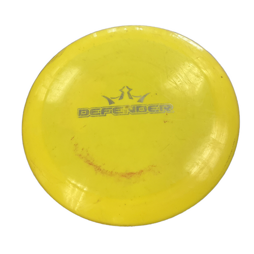 Vist Large View of Product Image Which is Used Dynamic Discs DEFENDER DRIVER Disc Golf Driver Yellow