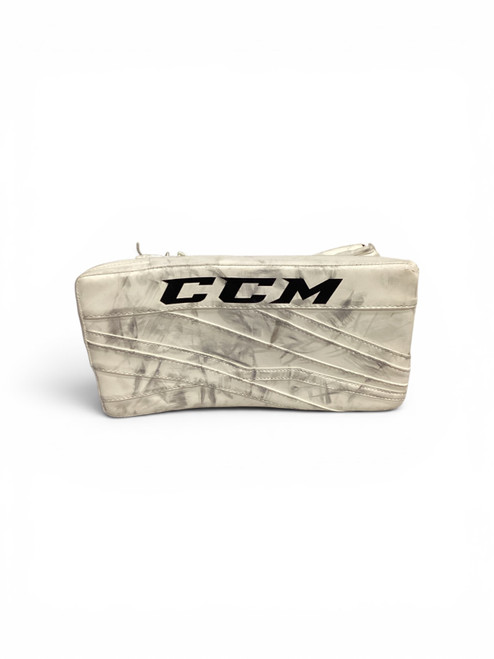 Vist Large View of Product Image Which is Used CCM E3.9 Inter Goalie Blocker White