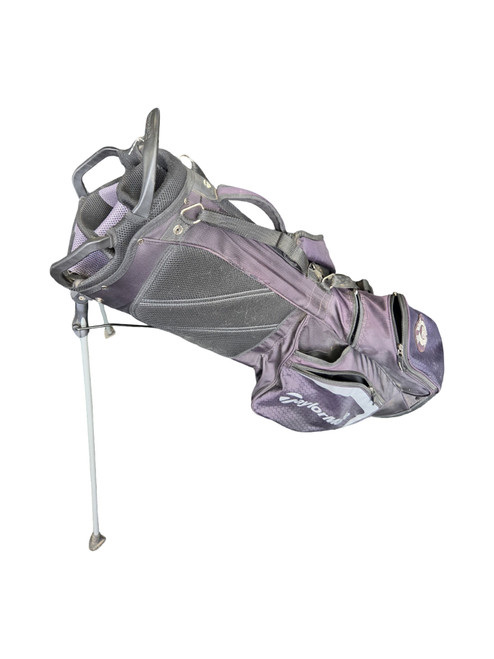 Vist Large View of Product Image Which is Used Taylormade 7 WAY GOLF STAND BAG Mens Stand Bag Charcoal