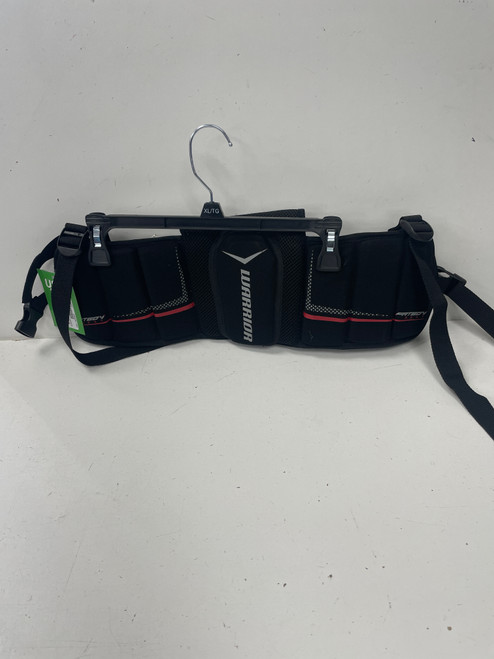 Vist Large View of Product Image Which is Used Warrior FATBOY NEXT Lacrosse Rib Pads Black XS