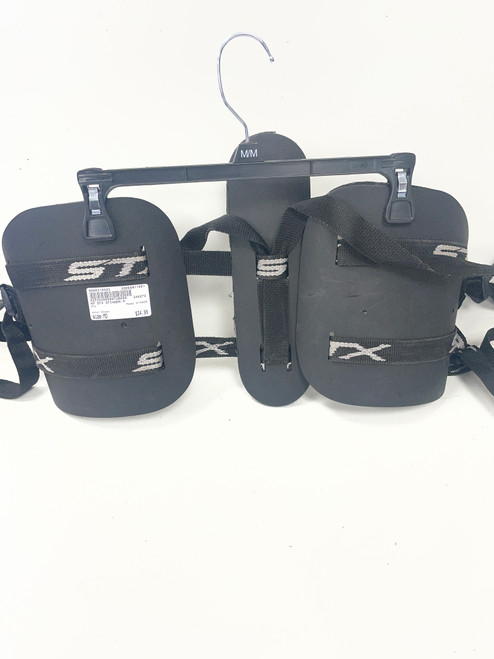Vist Large View of Product Image Which is Used STX STINGER Lacrosse Rib Pads Black MD