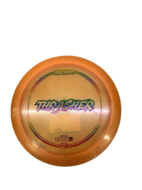 Vist Large View of Product Image Which is Used Discraft THRASHER Disc Golf Driver Orange