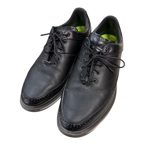 Vist Large View of Product Image Which is Used Adidas Mens Golf Shoes Black Senior 10