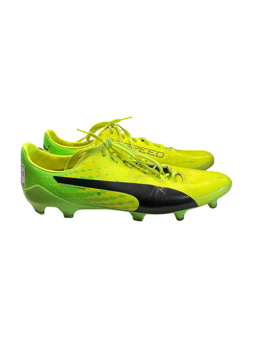 Vist Large View of Product Image Which is Used Puma Soccer Cleats Yellow Senior 11
