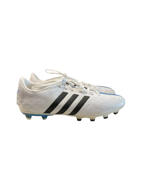 Vist Large View of Product Image Which is Used Adidas Soccer Cleats White Senior 11