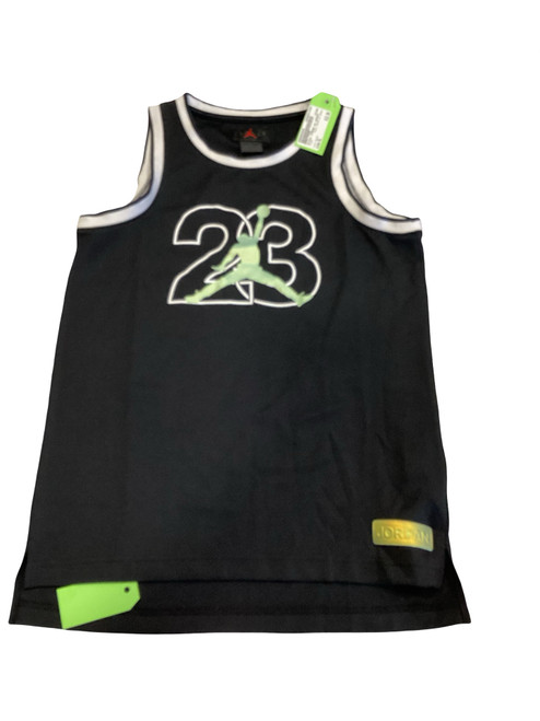 Vist Large View of Product Image Which is Used Jordan JORDAN 23 JERSEY Tank Top Y Black XL