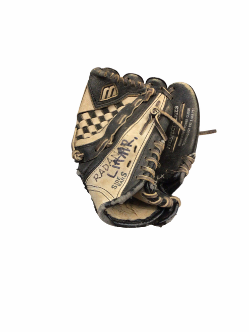 Vist Large View of Product Image Which is Used Mizuno POWER CLOSE BB/SB Glove RH Throw Black 10"