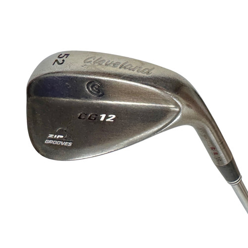 Vist Large View of Product Image Which is Used Cleveland CG12 Men's RH 52 Degree Wedge Steel Shaft