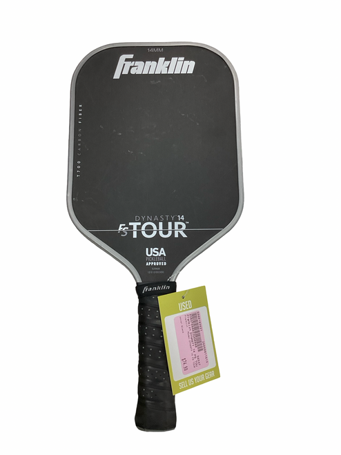 Vist Large View of Product Image Which is Used Franklin DYNASTY 14 FS TOUR Pickleball Racquet Black
