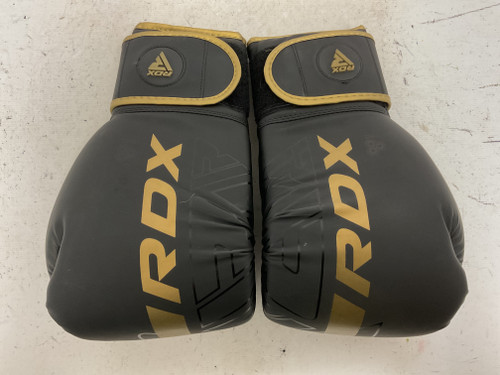 Vist Large View of Product Image Which is Used RDX Boxing Gloves Black And Tan Senior