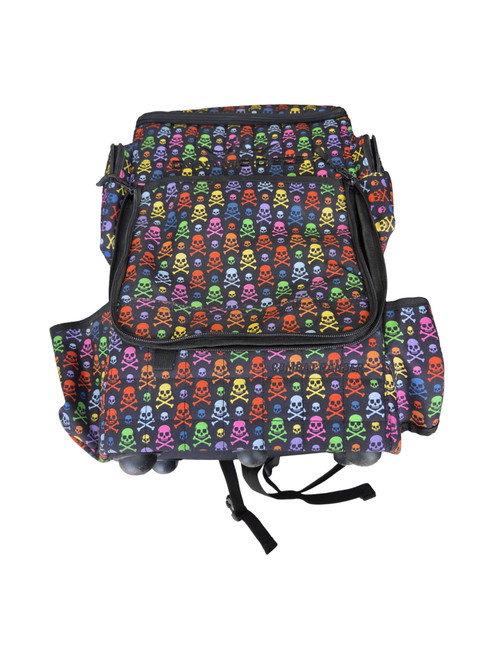 Vist Large View of Product Image Which is Used Dynamic Discs SKULL DISC GOLF BACKPACK Disc Golf Backpack Black
