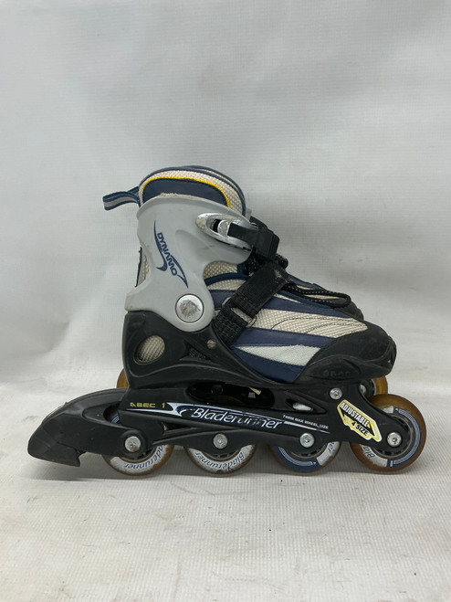 Vist Large View of Product Image Which is Used Bladerunner DYNAMO ADJ 4-7 Junior Rec Fitness Skates Navy Blue Adjustable
