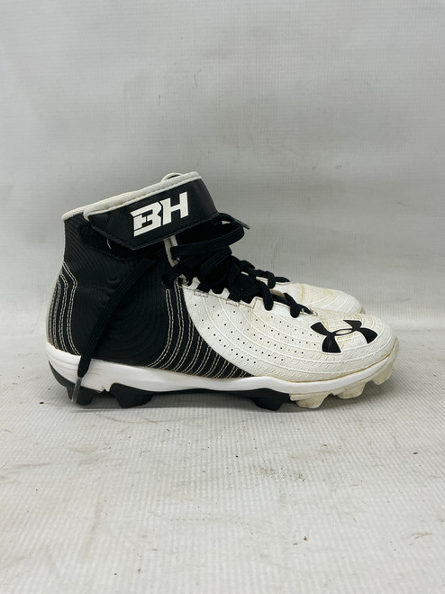 Vist Large View of Product Image Which is Used Under Armour BH BB CLEATS BB/SB Cleats Black Junior 04