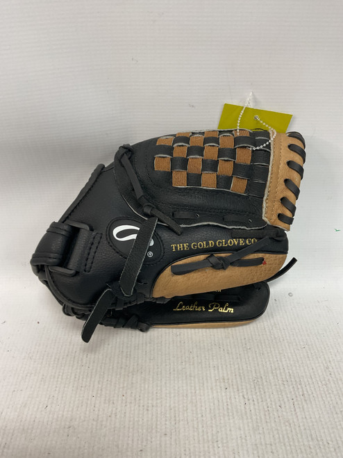 Vist Large View of Product Image Which is Used Rawlings PLAYMAKER SERIES PM105RB BB/SB Glove T-ball Tan And Black 10 1/2"