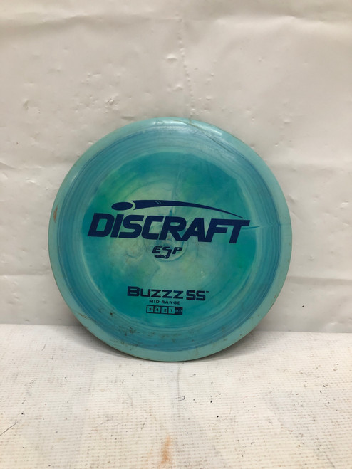 Vist Large View of Product Image Which is Used Discraft ESP BUZZZ SS Disc Golf Mid Range Royal Blue