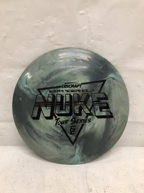 Vist Large View of Product Image Which is Used Discraft EZRA NUKE TOUR SERIES Disc Golf Driver Grey