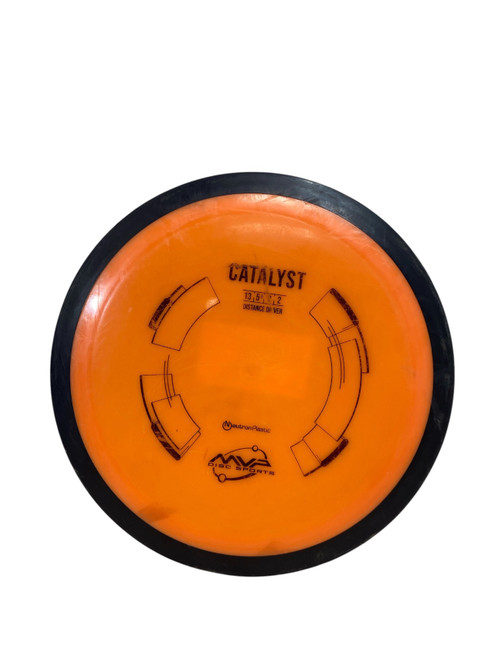 Vist Large View of Product Image Which is Used MVP CATALYST Disc Golf Driver Orange