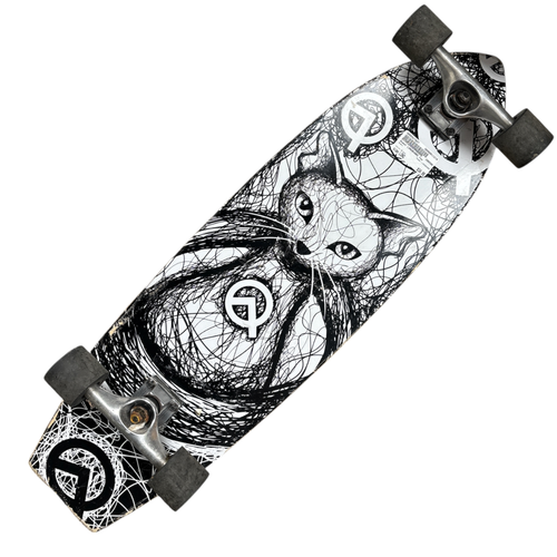 Vist Large View of Product Image Which is Used Quest Longboard Black Long