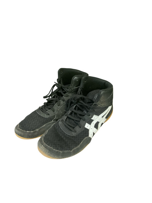 Vist Large View of Product Image Which is Used Asics Wrestling Shoes Black Senior 5