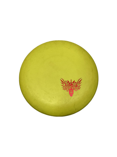 Vist Large View of Product Image Which is Used Innova TEAM INFINITE TEST RUN Disc Golf Putter Yellow