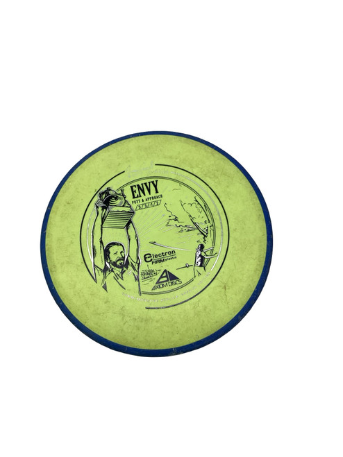 Vist Large View of Product Image Which is Used Axiom ECLIPSE ENVY Disc Golf Putter Yellow