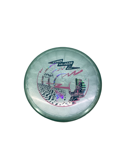 Vist Large View of Product Image Which is Used MVP GYROPALOOZA 2025 Disc Golf Mid Range Teal