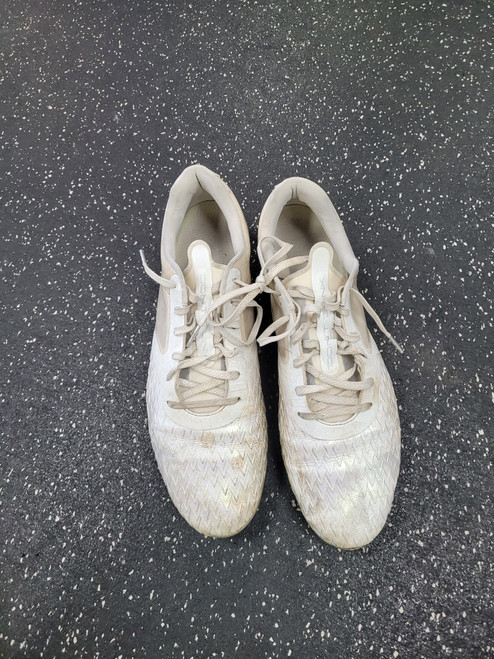 Vist Large View of Product Image Which is Used Under Armour LAX Cleats Mens White Senior 12