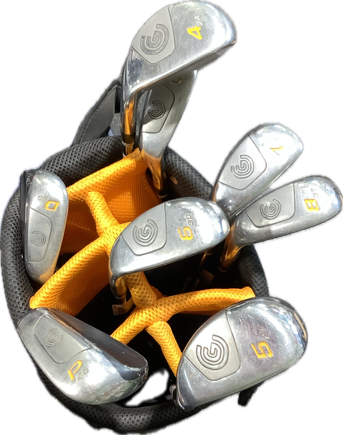 Vist Large View of Product Image Which is Used Cleveland HIBORE Mens Iron Set RH 4I-GW/AW