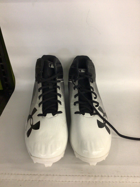 Vist Large View of Product Image Which is Used Under Armour BASEBALL CLEAT BB/SB Cleats Black Senior 14