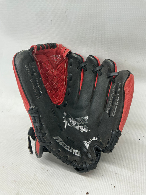 Vist Large View of Product Image Which is Used Mizuno GPP 1050Y1D BB/SB Glove RH Throw Red 10 1/2"