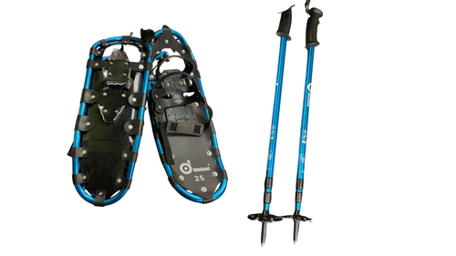 Vist Large View of Product Image Which is Used Snowshoes Mens Royal Blue And Black 25"