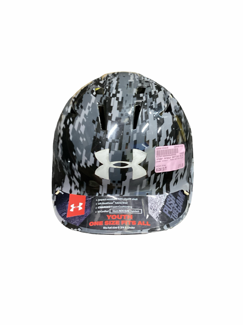 Vist Large View of Product Image Which is Used Under Armour BATTING HELMET Batting Helmet No Mask Grey S/M