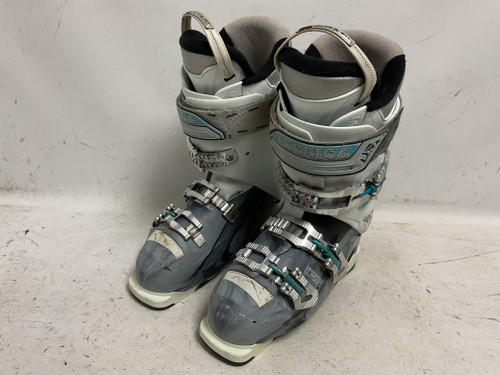 Vist Large View of Product Image Which is Used Tecnica COCHISE W90 Womens DH Ski Boot White And Grey 255 MP - M07.5 - W08.5