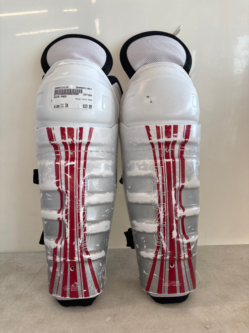 Vist Large View of Product Image Which is Used SHIN PADS Junior Shin Guards None 11"