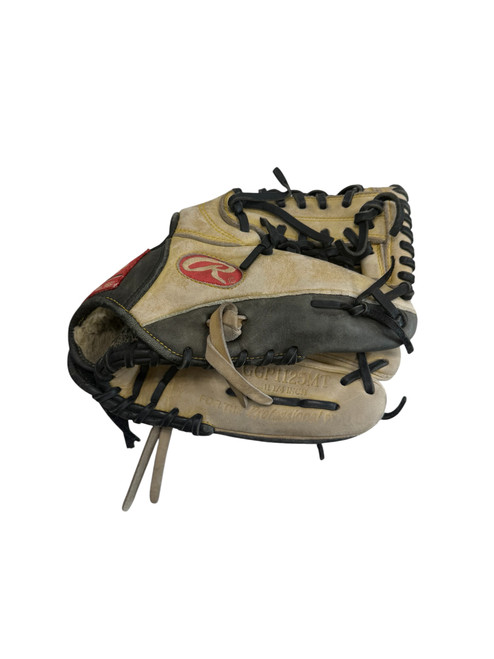 Vist Large View of Product Image Which is Used Rawlings GOLD BB/SB Glove RH Throw Tan 11 1/4"
