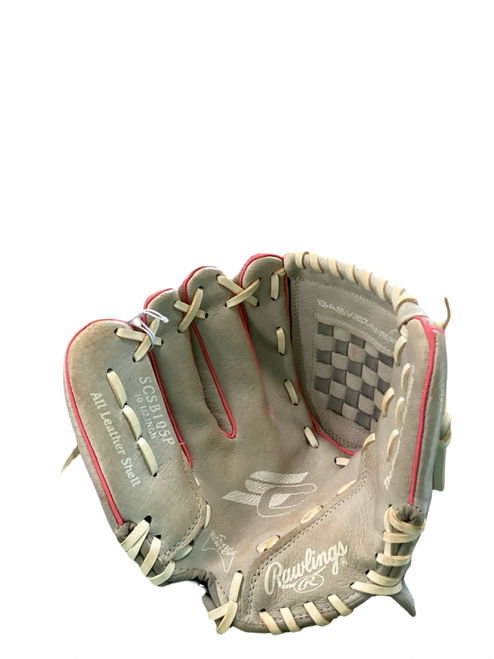 Vist Large View of Product Image Which is Used Rawlings SCSB105P BB/SB Glove RH Throw Grey 10 1/2"