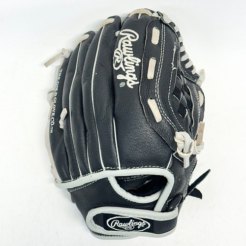 Vist Large View of Product Image Which is Used Rawlings MPL105BG BB/SB Glove RH Throw Black And Grey 10 1/2"