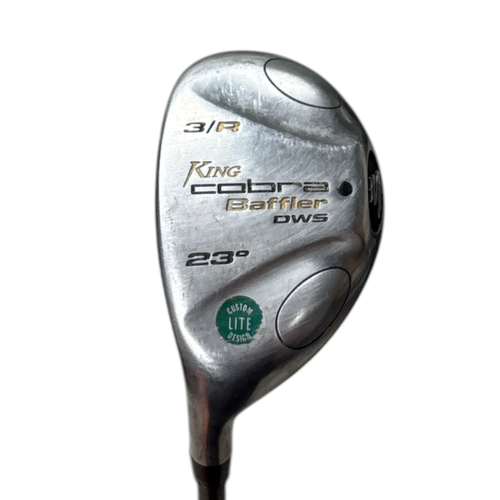 Vist Large View of Product Image Which is Used Cobra BAFFLER DWS Mens Hybrid Club Left Hand 3 Hybrid