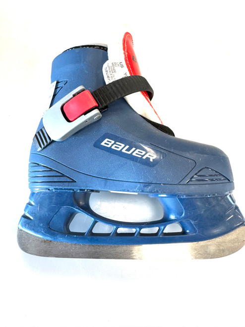 Vist Large View of Product Image Which is Used Bauer ADJUSTABLE Youth Hockey Skate Youth 06.5