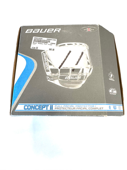 Vist Large View of Product Image Which is Used Bauer Hockey Full Visor One Size