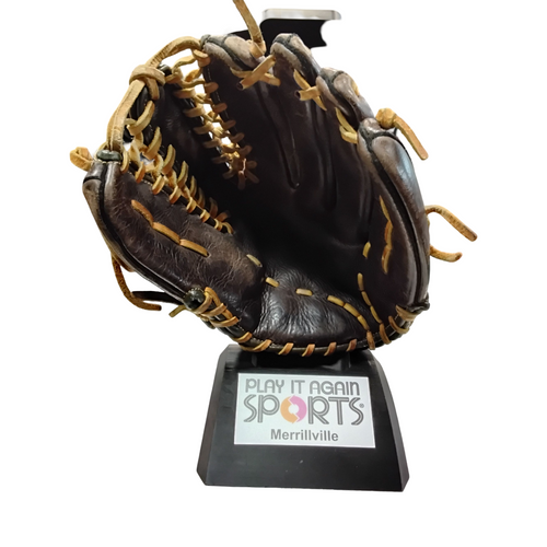 Vist Large View of Product Image Which is Used Rawlings PPE1225TBR BB/SB Glove RH Throw Brown 12 1/4"