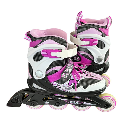 Vist Large View of Product Image Which is Used Fila J-ONE Junior Rec Fitness Skates Purple Adjustable