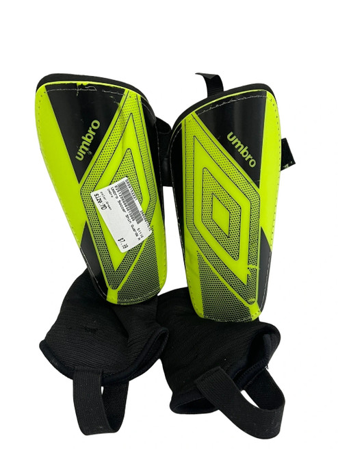 Vist Large View of Product Image Which is Used Umbro Adult MD Soccer Shin Guards