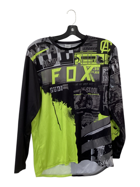 Vist Large View of Product Image Which is Used Fox Adult Top Green