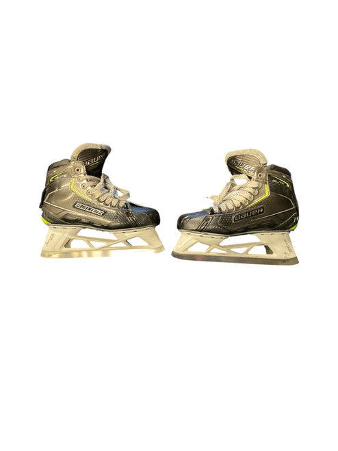 Vist Large View of Product Image Which is Used Bauer BAUER ELITE SZ 8.5 GOALIE SKATES Senior Goalie Skate Senior 8.5