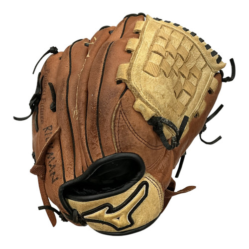 Vist Large View of Product Image Which is Used Mizuno PROSPECT Glove RH Throw Brown 12"