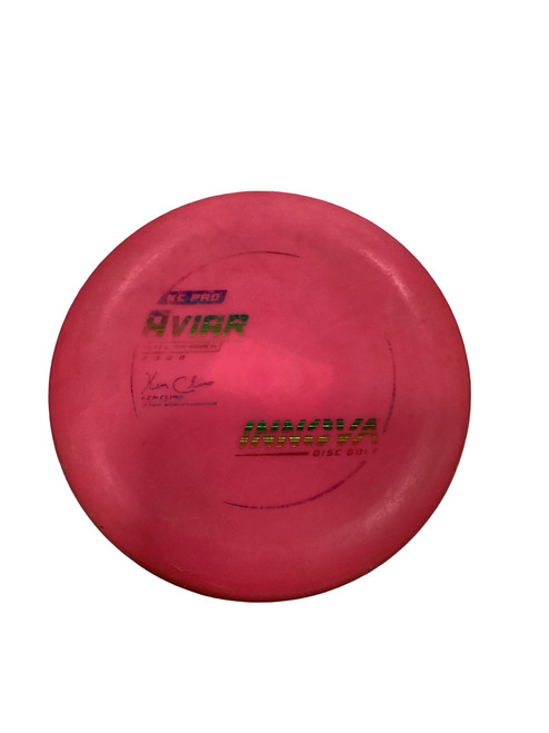 Vist Large View of Product Image Which is Used Innova KC PRO AVIAR Disc Golf Putter Pink