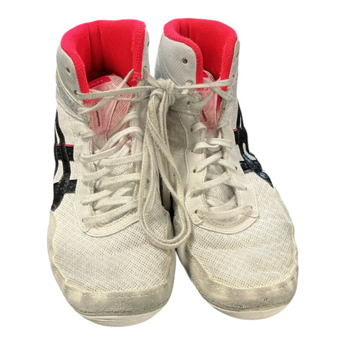 Vist Large View of Product Image Which is Used Asics Wrestling Shoes White Junior 06