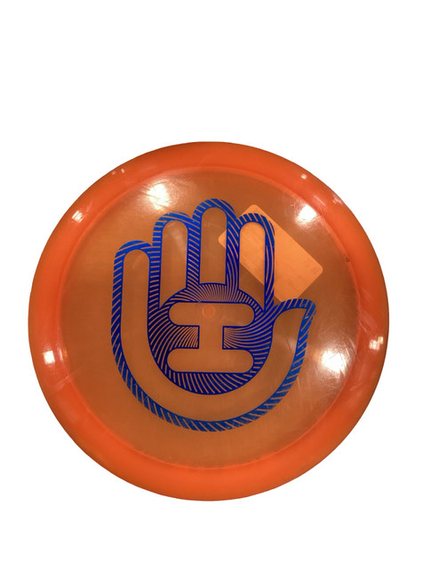 Vist Large View of Product Image Which is Used Latitude 64 SAINT Disc Golf Driver Orange 173g